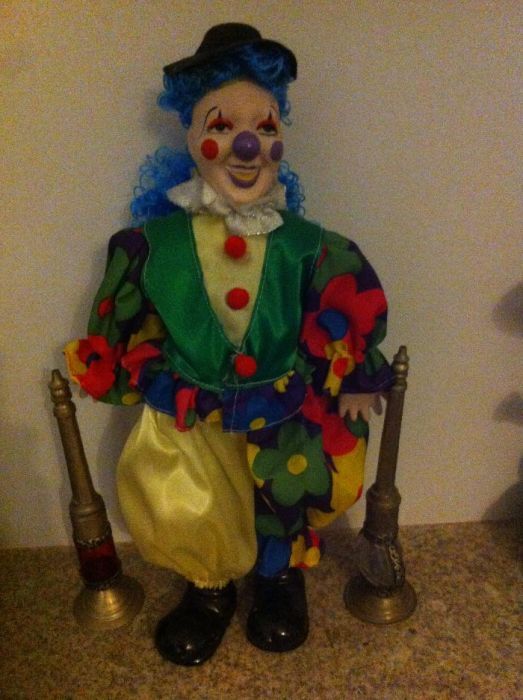Bonecos em Porcelana - Palhaços