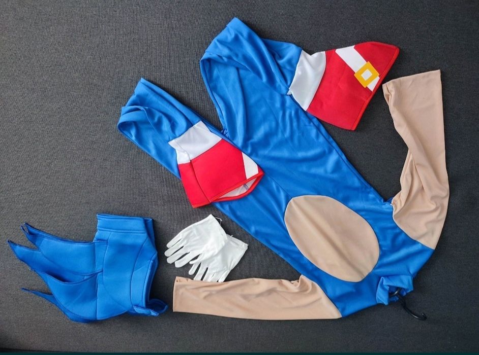 Дитячий костюм Сонік на 3-4, 5-6, 7-8, 9-10 років