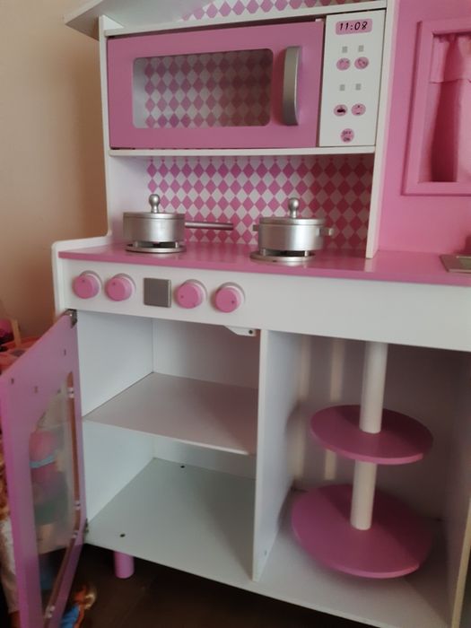 Cozinha brincar em madeira