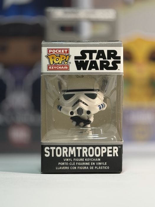 Оригінальний колекційний брелок Funko Pop Keychain Stormtrooper Штурмовик Зоряні Війни Фільм Фанко Поп Брелок Фігурка Star Wars Аксесуар Подарунок