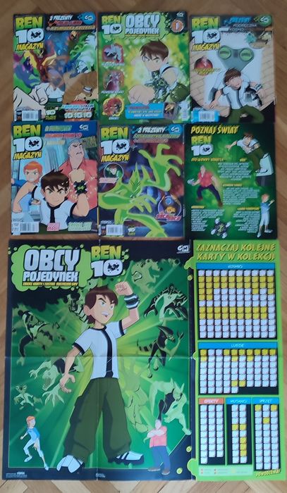 BEN 10 - gazetki, magazyny CN.
