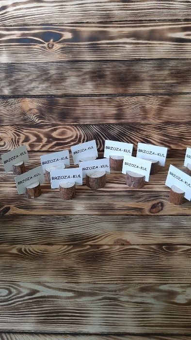 Podstawk pod winietki rustykalne wesela, bankiety Boho