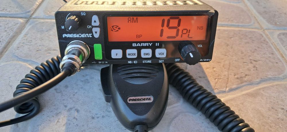 CB radio PRESIDENT BARRY II z ASC i USB
