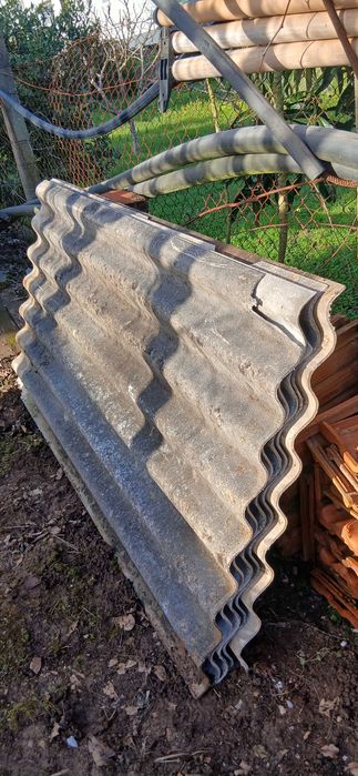 Ofereço telhas fibrocimento