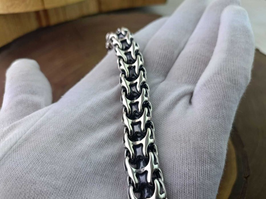 Серебряный браслет Рамзес-Двойной Ручей, эксклюзив . Срібний чоловічий