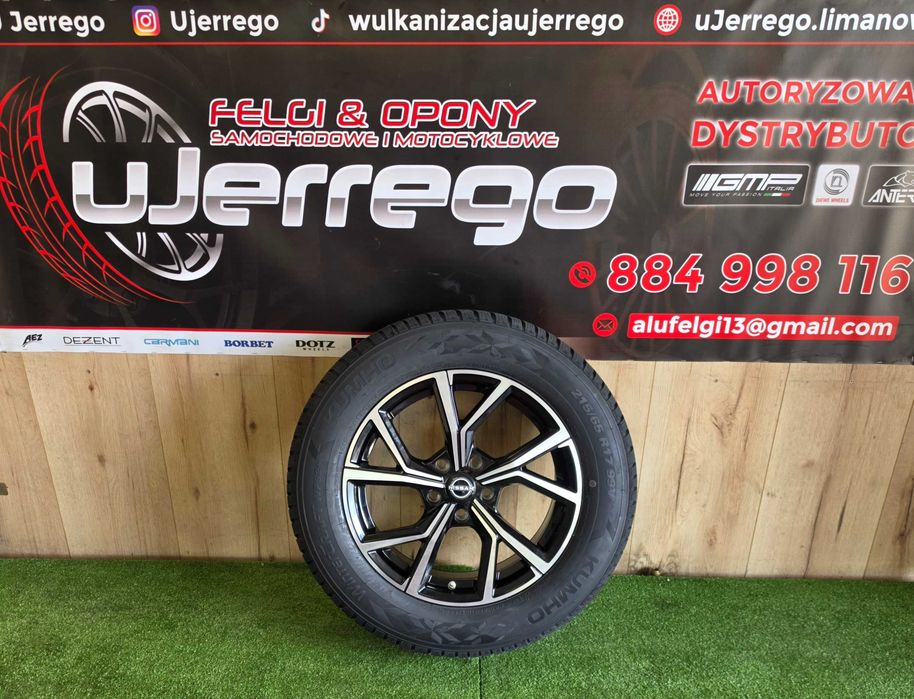 Koła zimowe NISSAN QASHQAI 17x5x114,3 Kumho WindCraft WP 52+ 215/65/R17 + TPMS