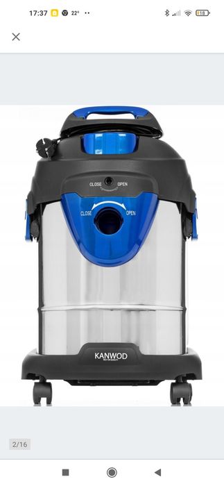 Odkurzacz piorący RIWALL /KANWOOD+ ssawka tapicerki na mokro,zestaw