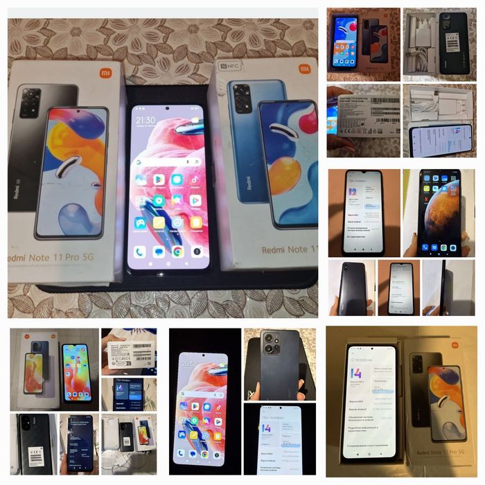 Продам смартфони Xiaomi Redmi Note 11s, Redmi Note 12 і Redmi Note 11Pro 5G, Redmi Note 12c,Redmi Note 9A