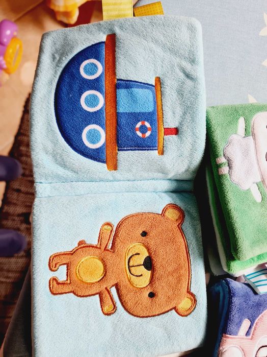 Livros bebé em tecido