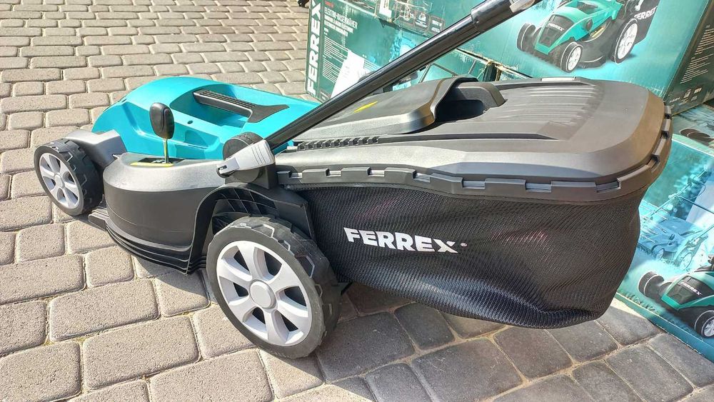 Реальний німець 2в1 газонокосарка ferrex 1.8кВ мульчуван 35л Самовивіз