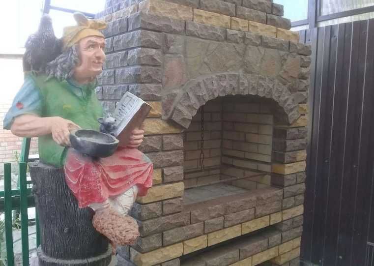 Печи камины барбекю груба тандыр дымоход из кирпича