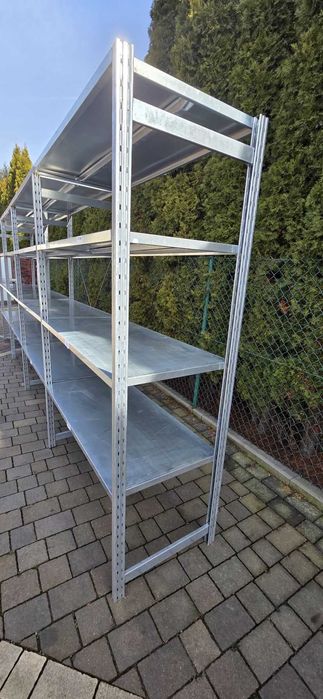 Regały magazynowe z demontażu 60gł x 127 x200cm ocynkowany używane