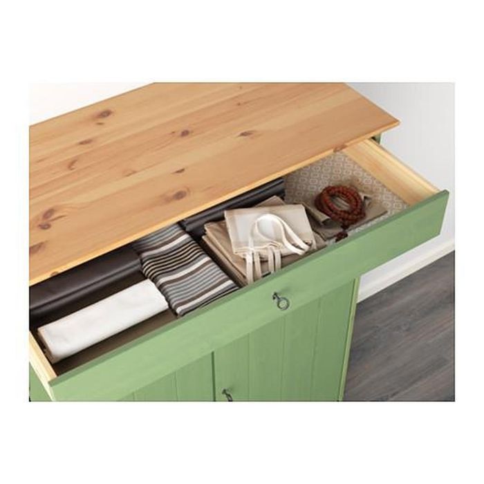 IKEA HURDAL móvel armário Guarda-roupa verde madeira maciça