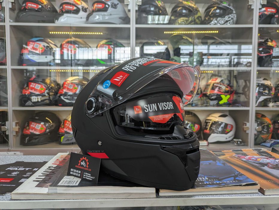 Шолом інтеграл на мотоцикл MT Thunder 4 SV мото шолом мотоциклетний