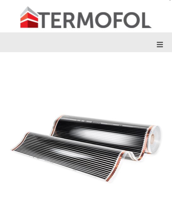 Termofol folia grzewcza na podczerwień 50 i 100cm/ogrzewanie podłogowe