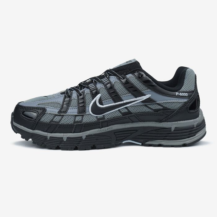 Кросівки Nike P-6000 Grey/Black premium | Кроссовки Найк жіночі чоловічі
