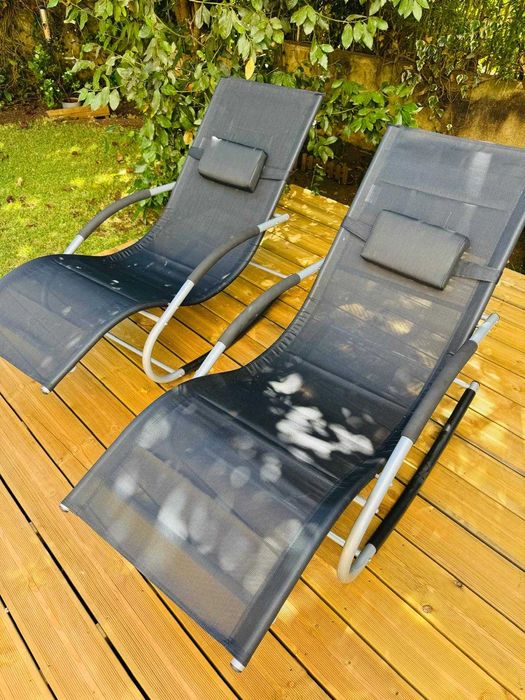 2 Espreguiçadeiras Novas – Conforto e Estilo para o Seu Jardim!!