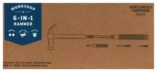 Multitool z młotkiem 6-in-1. Gentlemen?s Hardware