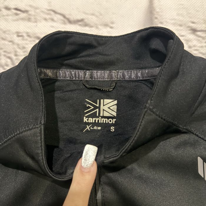 Спортивна кофта Karrimor Run чорна, розмір S, на блискавці