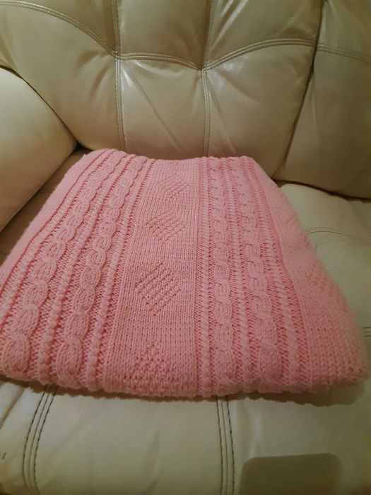 Детские вязаные пледы