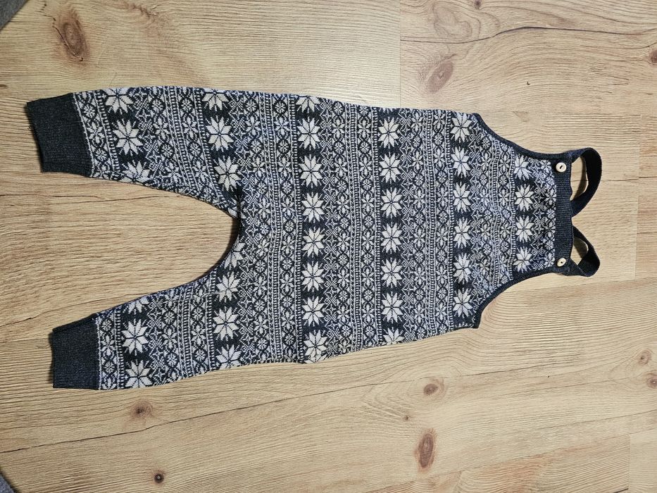 Spodnie ogrodniczki na szelkach h&m