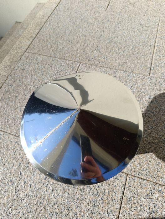 Chapéu de chaminé em inox Ø130 – bom estado