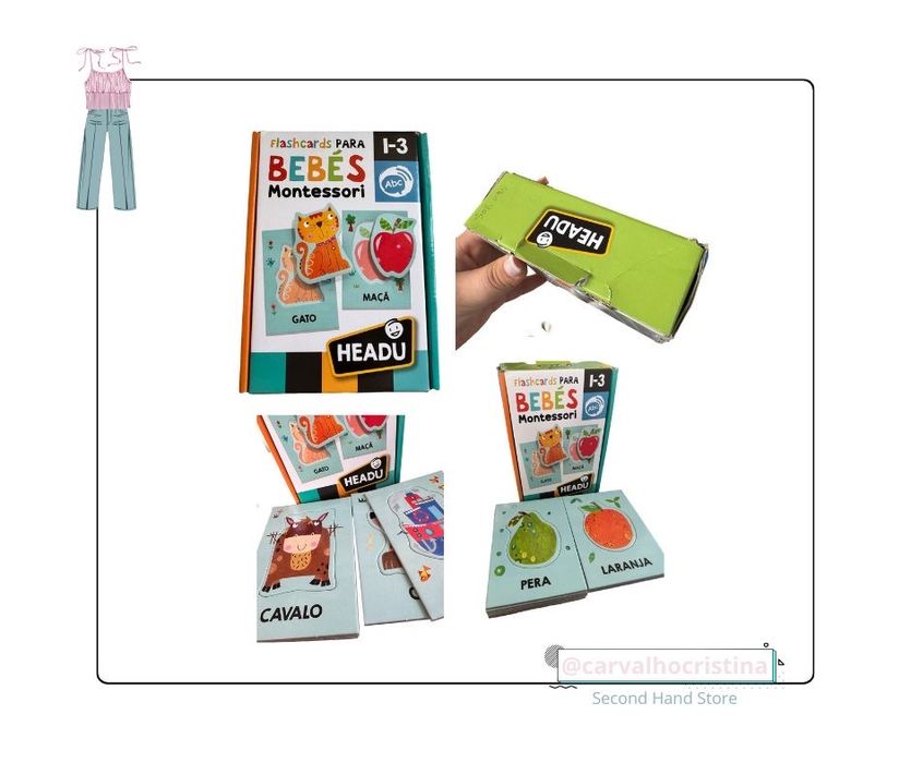 €5,00 | Flashcards para Bebés | Montessori