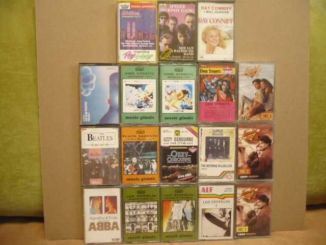 Wyprzedaż kolekcji kaset magnetofonowych.Zestaw nr.4.Zapraszam.37 x MC