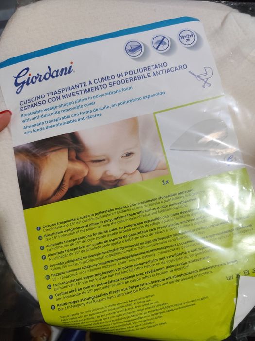 Almofada berço, cama de grades e alcofa