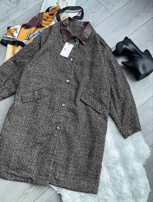 трендове шоколадне пальто