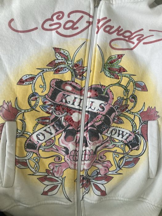 Ed hardy zip hodie