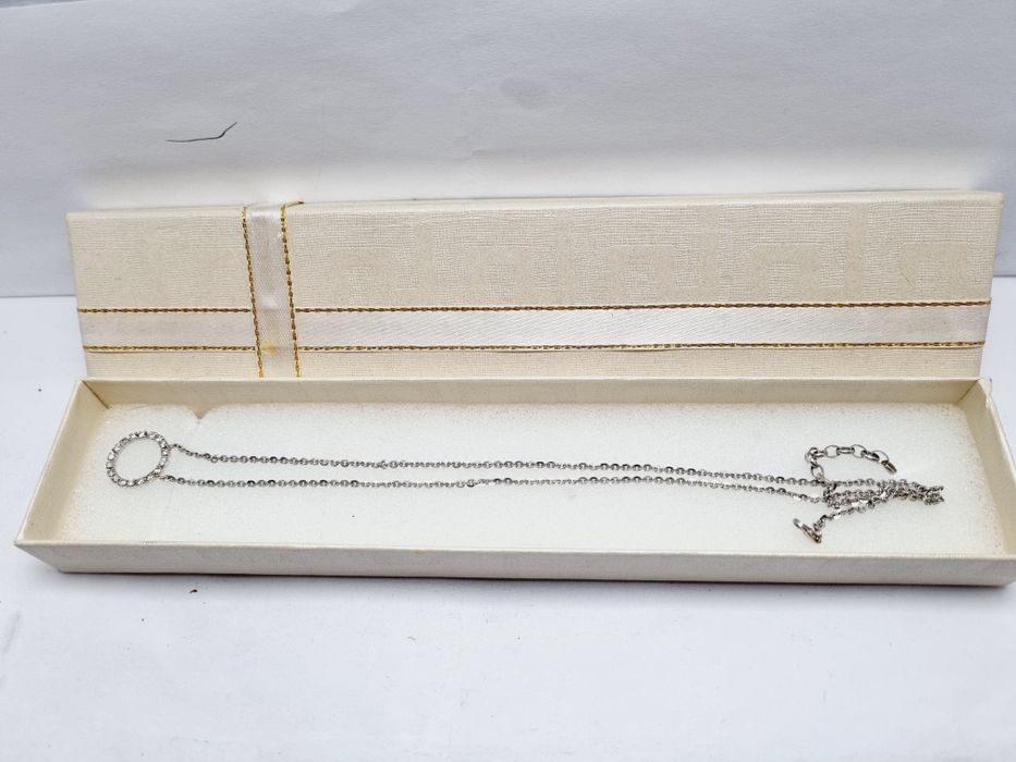 Бриллиантовое колье цепочка