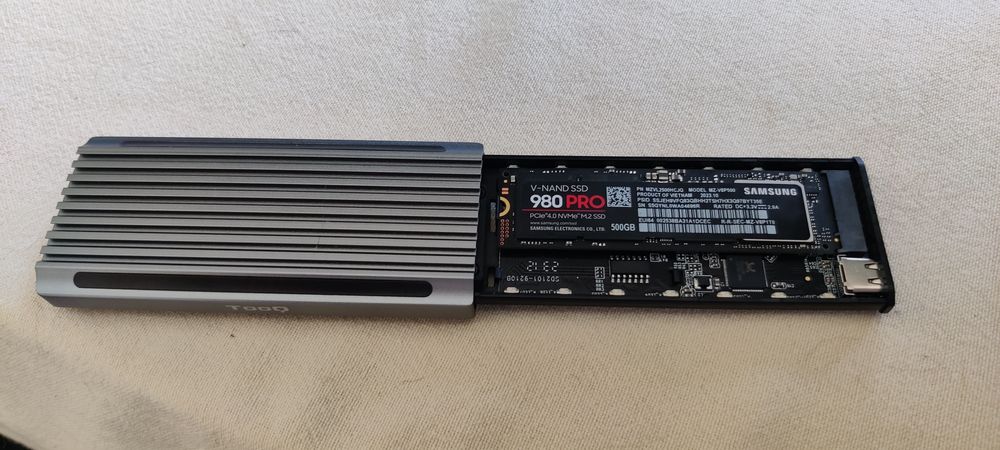 Disco NVme 500 Samsung 980 Pro
