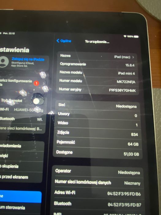 iPad mini 4 A1550 A1538