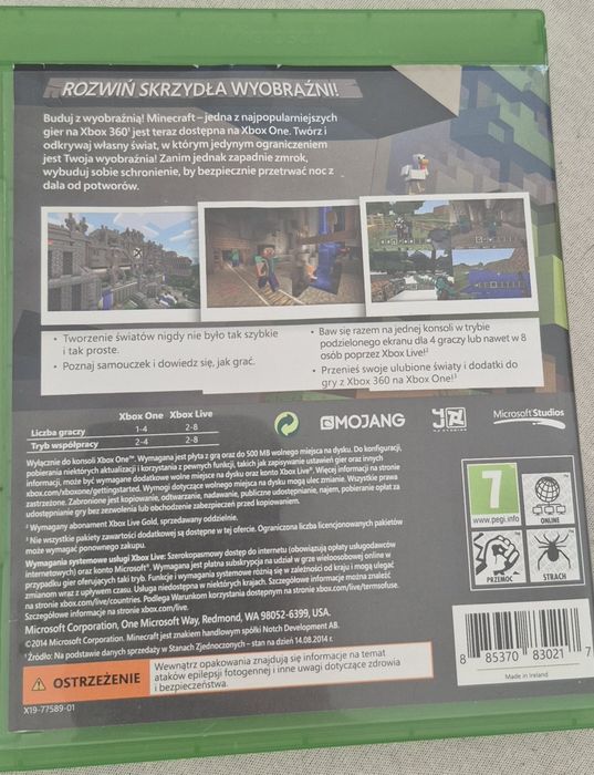 Minecraft Xbox One edition