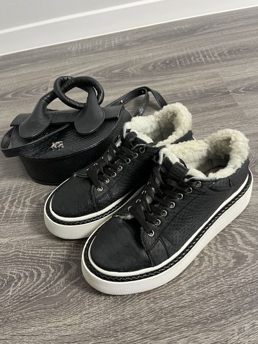 Зимові жіночі кеди, кросівки, дуже теплі, на овчині Evgenij Zozulya