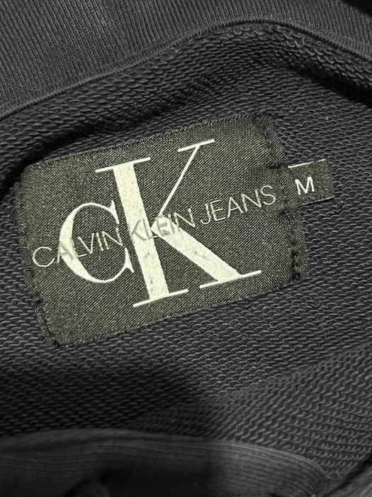 CALVIN KLEIN JEANS (S) Hoodie худи мужское темно-синее оригинал унисек