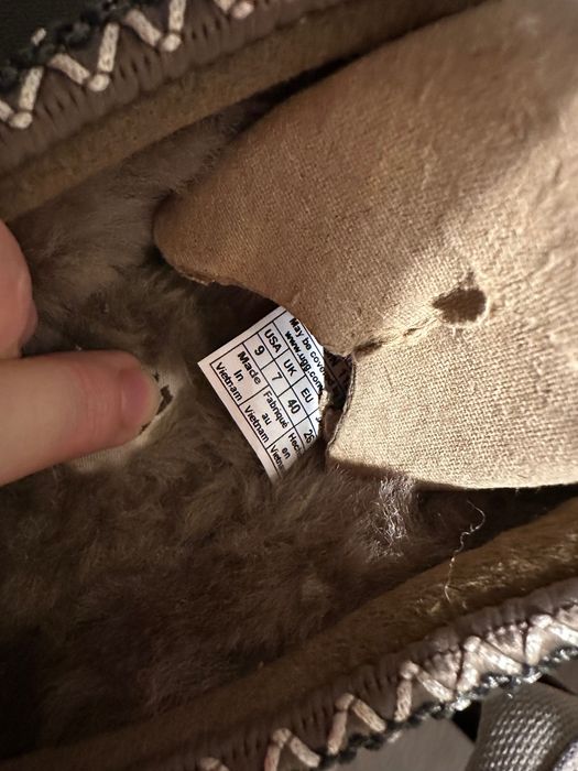 Nowe brązowe śniegowce klapki