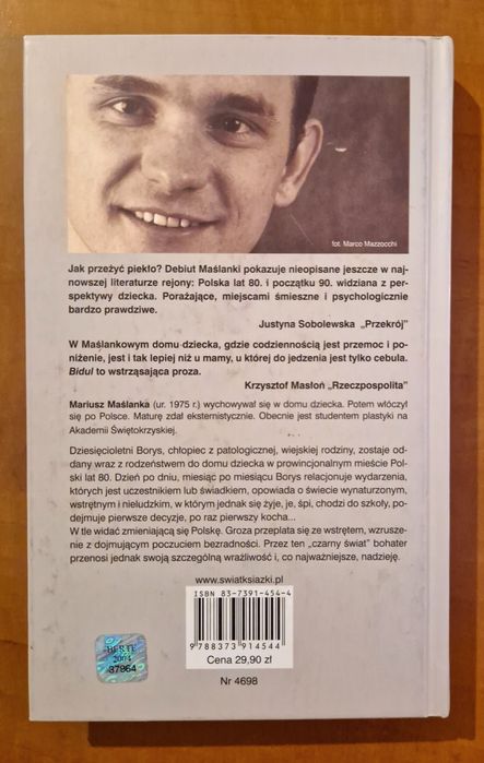 Bidul - Maślanka Mariusz. Świetna powieść współczesna.