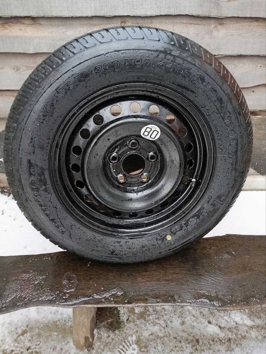 Запаска Докатка Bridgestone R16 5x114,3 DIA 66.1 Nissan X-Trail T30