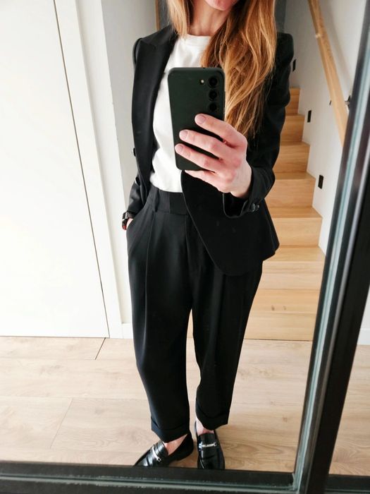 COS Spodnie garniturowe chinosy  r.34