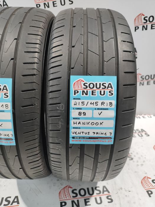 2 pneus semi novos 215-45R18 Hankook - Oferta dos Portes