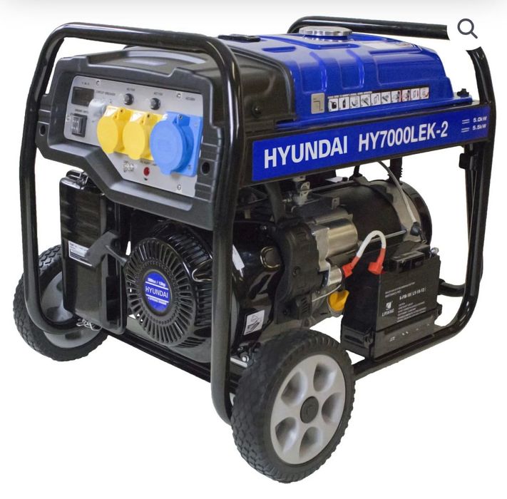 Генератор бензин 7 кВ Hyundai