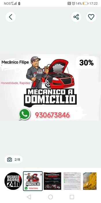 Mecânico ao domicílio 24 horas