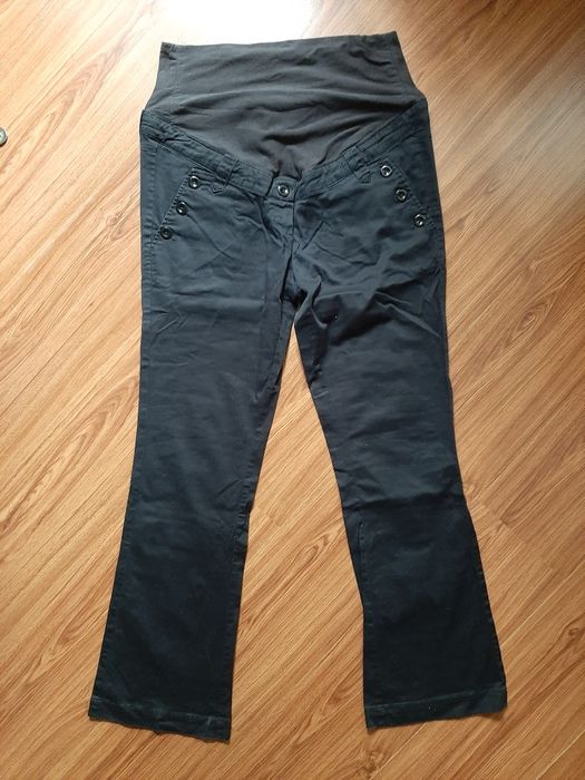 Фірмові штанішки для вагітних, штани 48 р (12), чорні брюки, джинси
