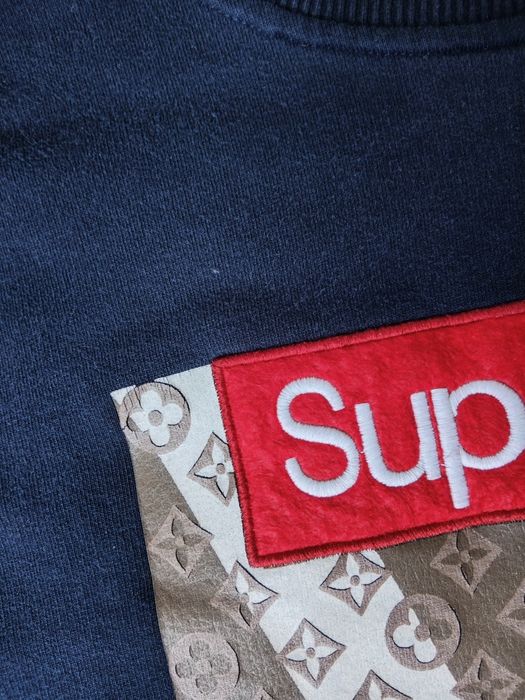 Supreme & Louis Vuitton  , світшот пуловер жіночій ,L
