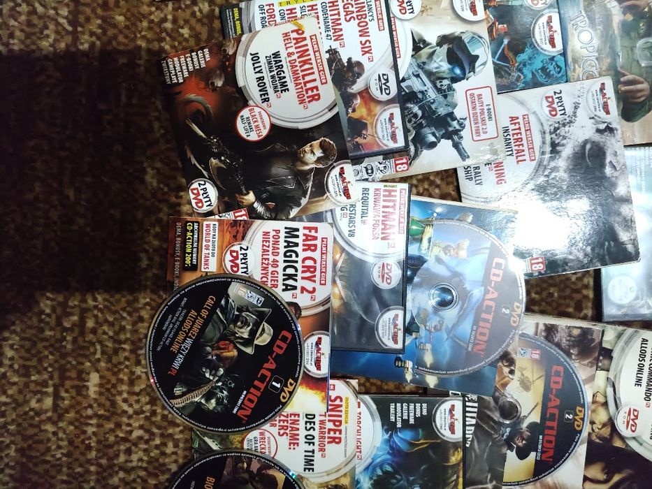 Płyty CD z magazynów CD Action zgrami