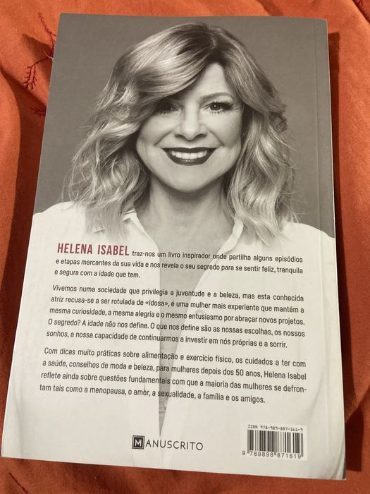 Livro Helena Isabel - A idade nao me define. Depois dos 50 anos