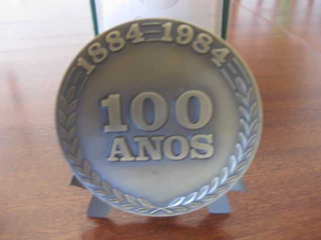 Medalha comemorativa do centenário do banco Borges & Irmão