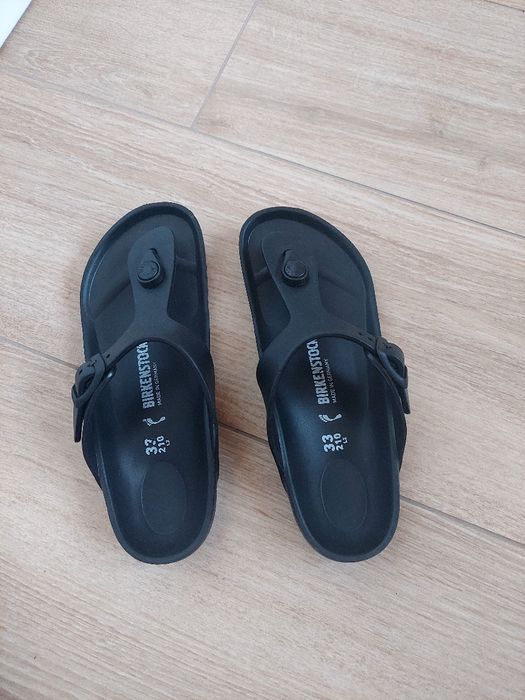 Klapki Birkenstok czarne rozm. 33